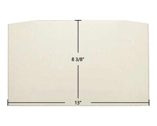 Ceramic Replacement Glass for Pleasant Hearth HWS-224172MH, WS-2417, HWS-224171, PH1200WS Ceramic Glass Panel | 13" x 8 3/8" - 13" x 8 3/8"