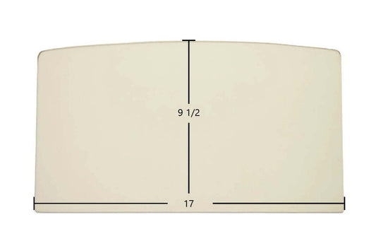 Ceramic Replacement Glass for Pleasant Hearth LWS-127201 Ceramic Glass Panel | 17" x 9 1/2" | Part #75-21-514 - 17" x 9 1/2"