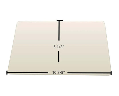Ceramic Replacement Glass for Quadra-Fire 1000 Pellet Stove Side Door Ceramic Glass | 10 3/8" x 5 1/2" (Right: 190 | Left: 19S) - 10 3/8" x 5 1/2"