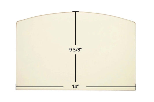 Ceramic Replacement Glass for Quadra-Fire Ceramic Glass Panel | Fits 2100 Millennium, 2000, 3000 | 9 5/8" x 14" - 9 5/8" x 14"