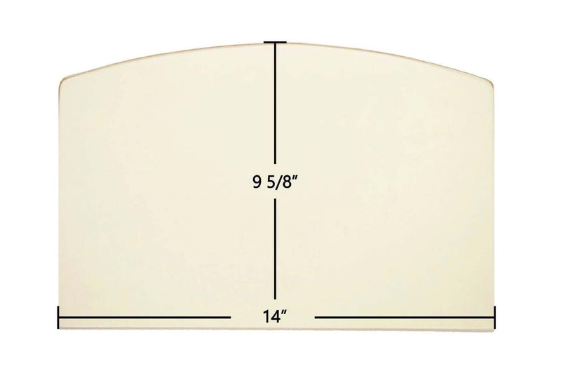 Ceramic Replacement Glass for Quadra-Fire Ceramic Glass Panel | Fits 2100 Millennium, 2000, 3000 | 9 5/8" x 14" - 9 5/8" x 14"