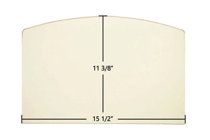 Ceramic Replacement Glass for Quadra-Fire Ceramic Glass Panel | Fits 3100 ACC, 3100i Non-ACT, Discovery III | 15 1/2" x 11 3/8" | Part #700-012 - 15 1/2" x 11 3/8"