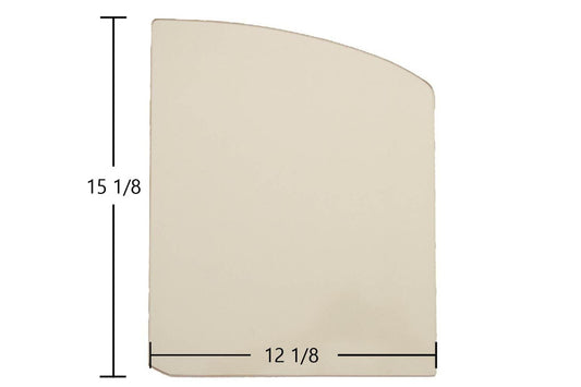 Ceramic Replacement Glass for Quadra-Fire 7100 & 7100FP Double Door Ceramic Glass Panel | 12 1/8" x 15 1/8" | Part #433-5750 - 12 1/8" x 15 1/8"