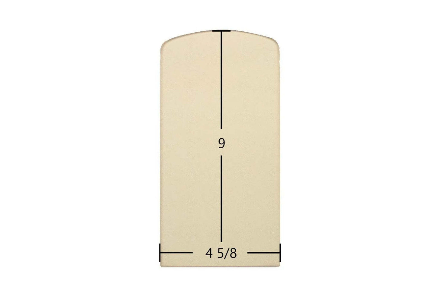 Ceramic Replacement Glass for Quadra-Fire 800, 100I, 5100I, 5100IACT, 5100I Pre ACT Side Ceramic Glass | 4 5/8" x 9" | Part #832-2000 - 4 5/8" x 9"