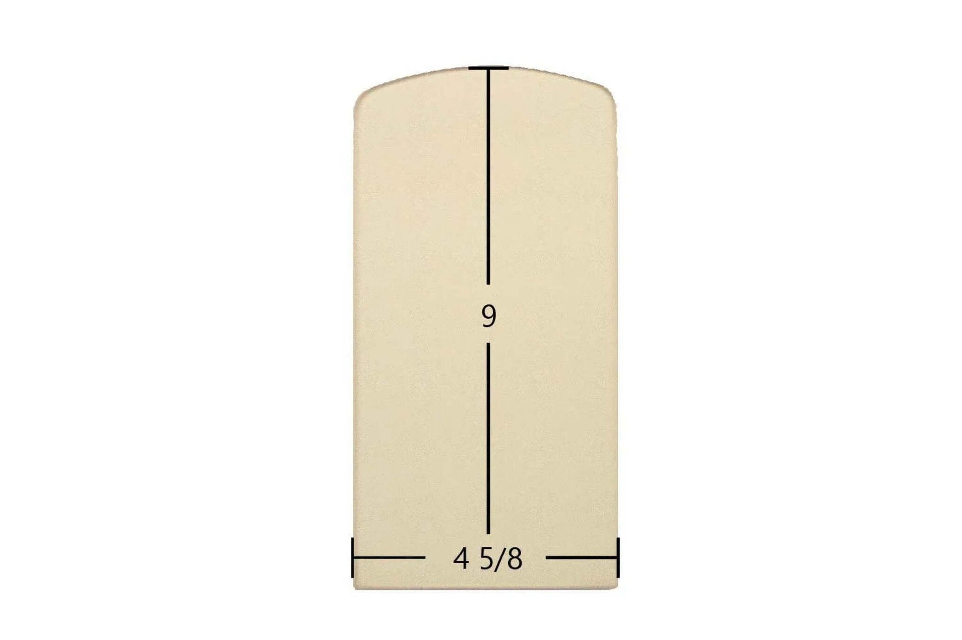 Ceramic Replacement Glass for Quadra-Fire 800, 100I, 5100I, 5100IACT, 5100I Pre ACT Side Ceramic Glass | 4 5/8" x 9" | Part #832-2000 - 4 5/8" x 9"