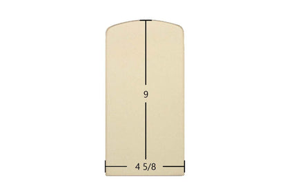 Ceramic Replacement Glass for Quadra-Fire 800, 100I, 5100I, 5100IACT, 5100I Pre ACT Side Ceramic Glass | 4 5/8" x 9" | Part #832-2000 - 4 5/8" x 9"