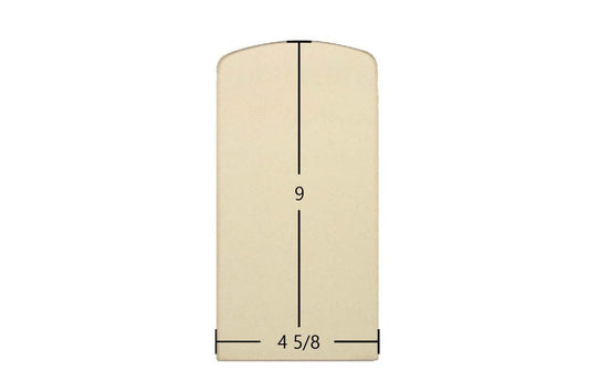 Ceramic Replacement Glass for Quadra-Fire 800, 100I, 5100I, 5100IACT, 5100I Pre ACT Side Ceramic Glass | 4 5/8" x 9" | Part #832-2000 - 4 5/8" x 9"