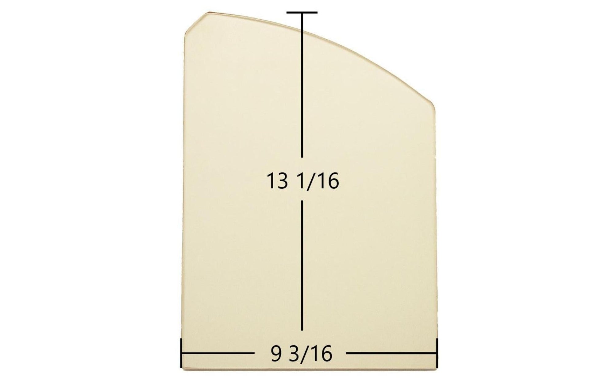 Ceramic Replacement Glass for Quadra-Fire Cumberland Gap Ceramic Glass Panel | 9 3/16" x 13 1/16" | Part #7006-045 - 9 3/16" x 13 1/16"