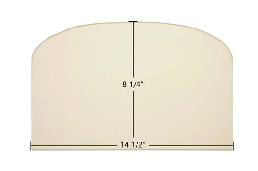 Ceramic Replacement Glass for Quadra-Fire DV400S Ceramic Glass Panel | 14 1/2" x 8 1/4" | Part #844-8580 - 14 1/2" x 8 1/4"