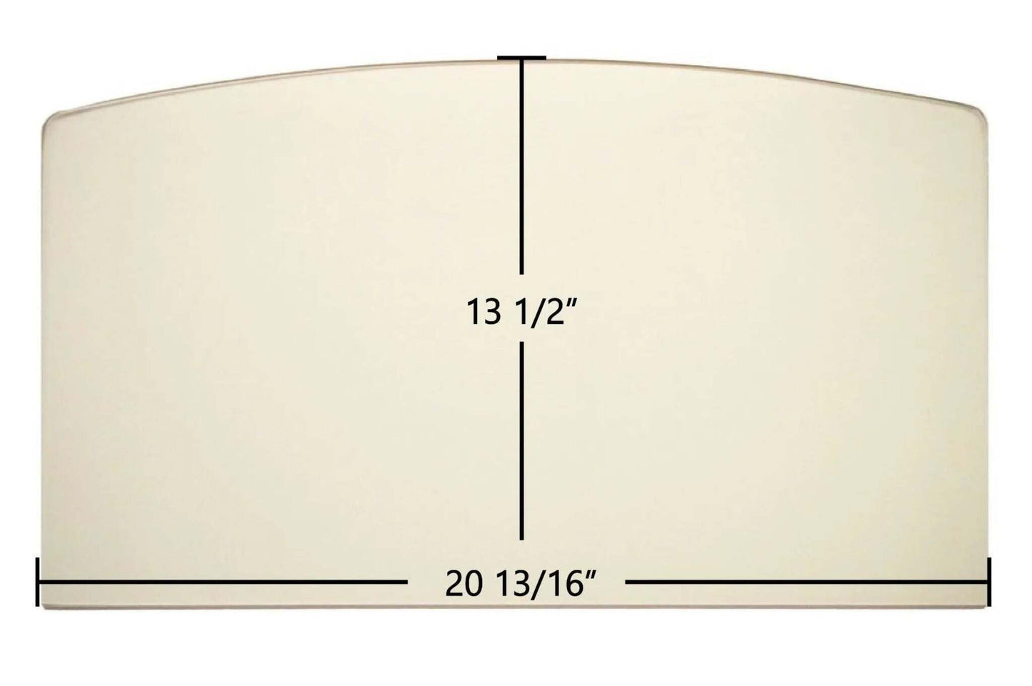 Ceramic Replacement Glass for Quadra-Fire Explorer II Ceramic Glass Panel | 20 13/16" x 13 1/2" | Part #SRV7061-013 - 20 13/16" x 13 1/2"