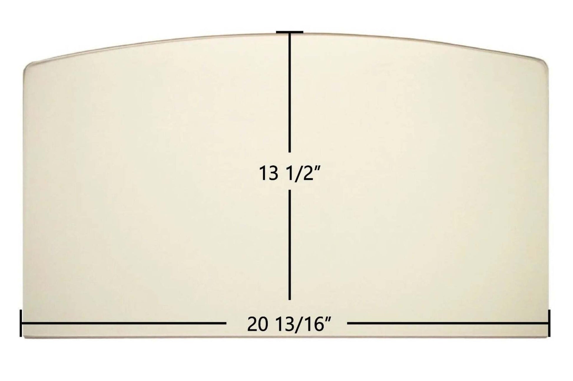 Ceramic Replacement Glass for Quadra-Fire Explorer II Ceramic Glass Panel | 20 13/16" x 13 1/2" | Part #SRV7061-013 - 20 13/16" x 13 1/2"