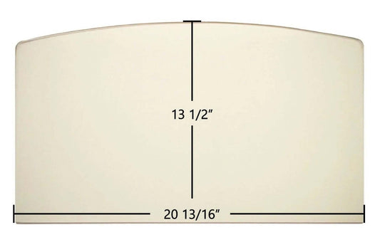Ceramic Replacement Glass for Quadra-Fire Explorer II Ceramic Glass Panel | 20 13/16" x 13 1/2" | Part #SRV7061-013 - 20 13/16" x 13 1/2"