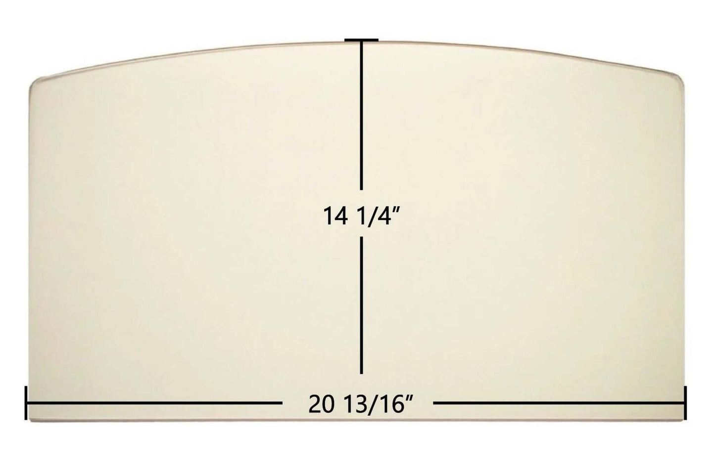Ceramic Replacement Glass for Quadra-Fire Explorer III Ceramic Glass Panel | 20 13/16" x 14 1/4" | Part #SRV7060-029 - 20 13/16" x 14 1/4"