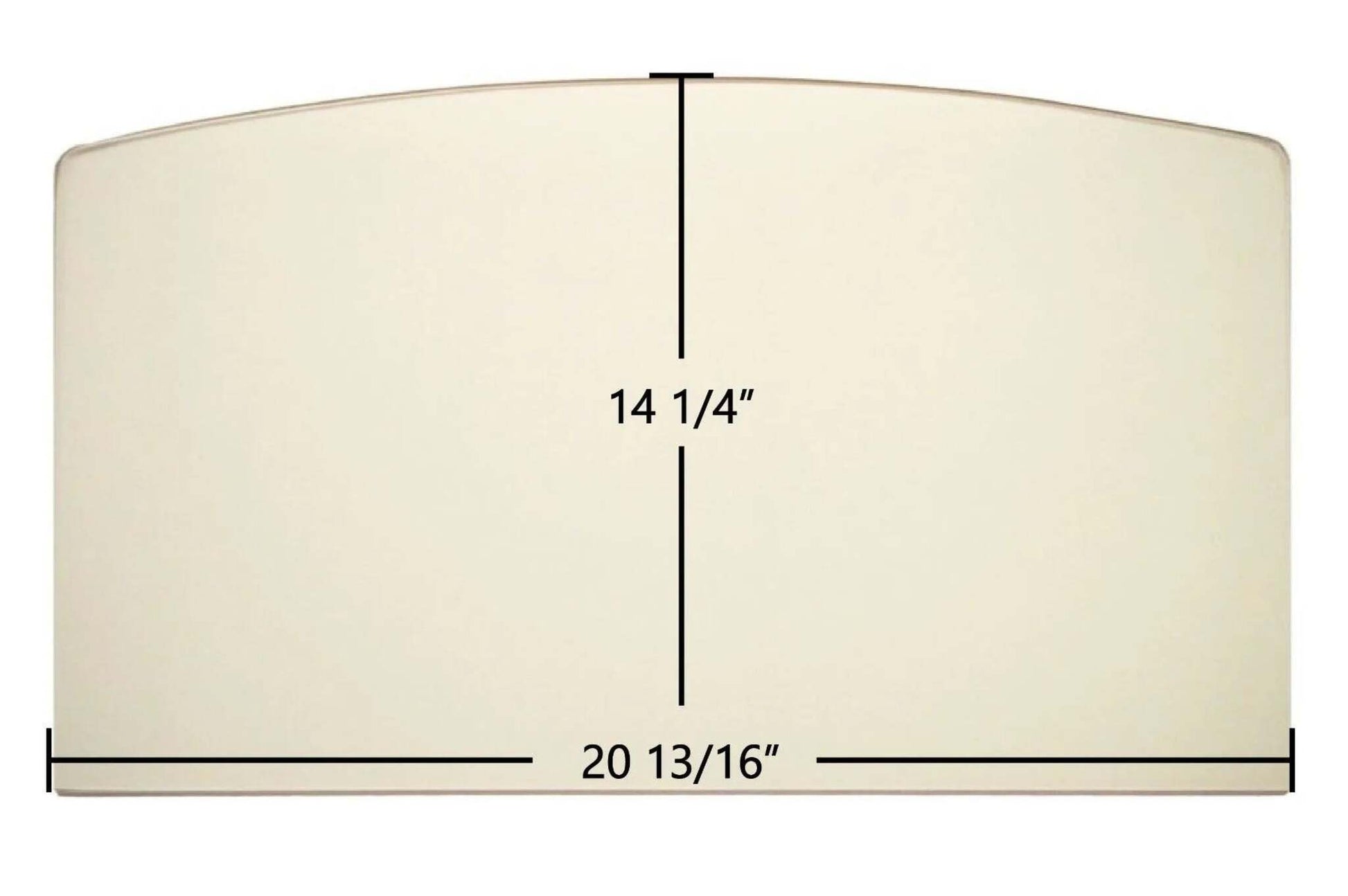 Ceramic Replacement Glass for Quadra-Fire Explorer III Ceramic Glass Panel | 20 13/16" x 14 1/4" | Part #SRV7060-029 - 20 13/16" x 14 1/4"