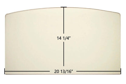 Ceramic Replacement Glass for Quadra-Fire Explorer III Ceramic Glass Panel | 20 13/16" x 14 1/4" | Part #SRV7060-029 - 20 13/16" x 14 1/4"