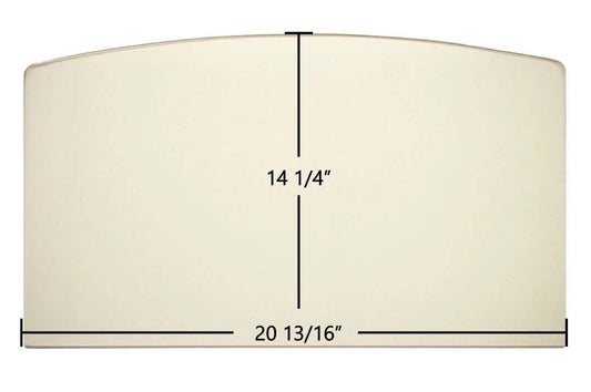 Ceramic Replacement Glass for Quadra-Fire Explorer III Ceramic Glass Panel | 20 13/16" x 14 1/4" | Part #SRV7060-029 - 20 13/16" x 14 1/4"