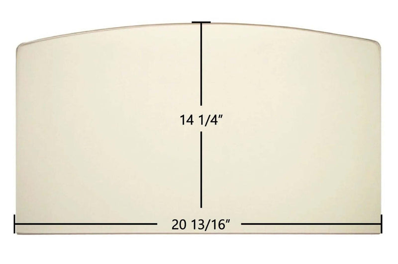 Ceramic Replacement Glass for Quadra-Fire Explorer III Ceramic Glass Panel | 20 13/16" x 14 1/4" | Part #SRV7060-029 - 20 13/16" x 14 1/4"