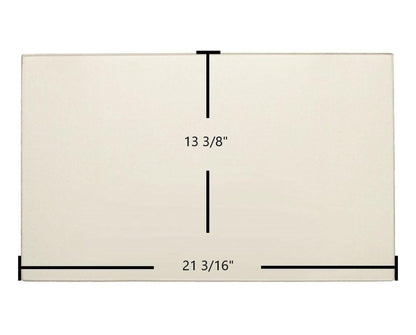 Ceramic Replacement Glass for Quadra-Fire Mt. Vernon Pellet Stove Ceramic Glass Panel | 21 3/16" x 13 3/8" - 21 3/16" x 13 3/8"