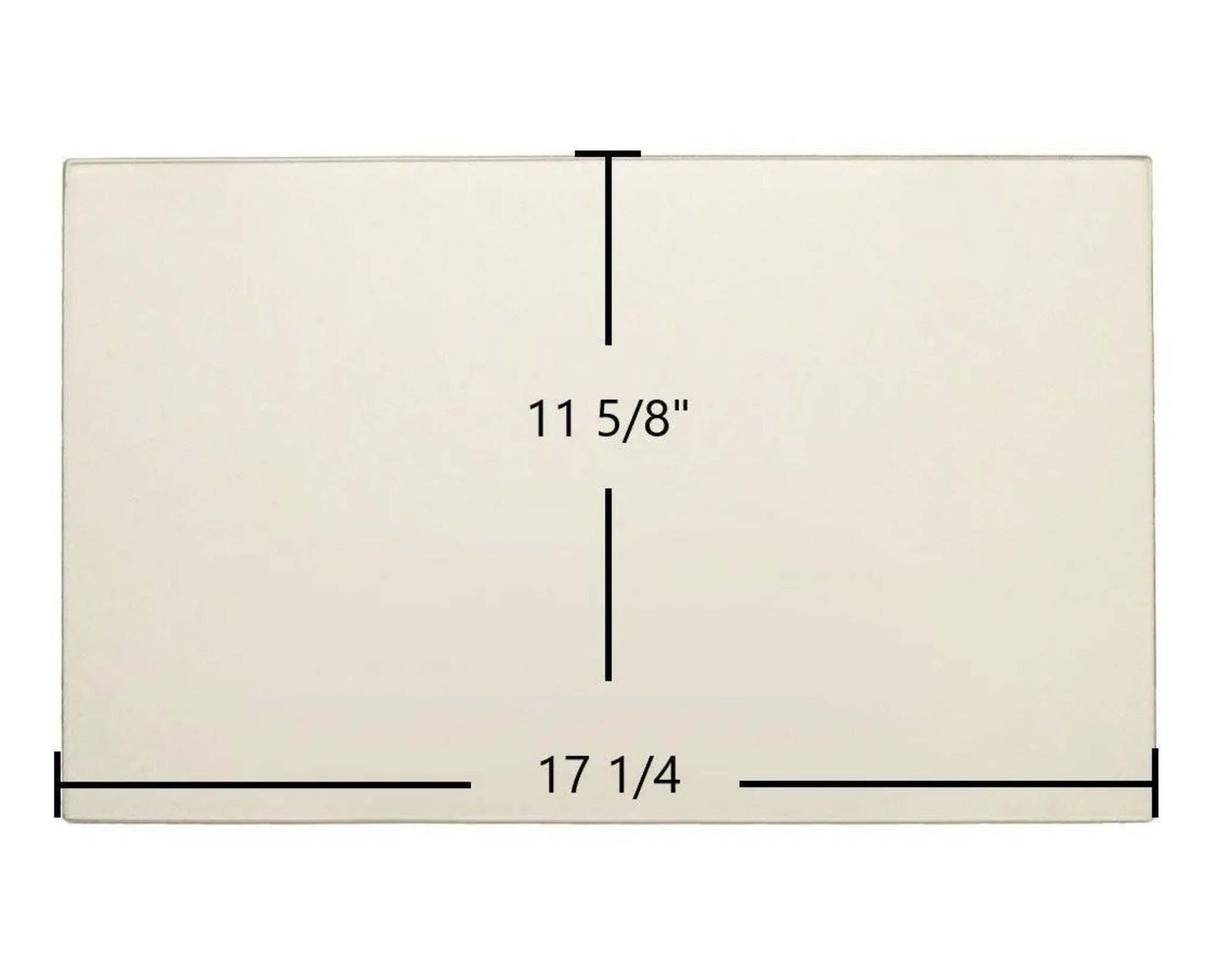Ceramic Replacement Glass for Quadra-Fire Santa Fe, Castile B-FS, Castile Insert, Santa Fe Insert Ceramic Glass Panel | 17 1/4" x 11 5/8" | Part #7001-038 - 17 1/4" x 11 5/8"