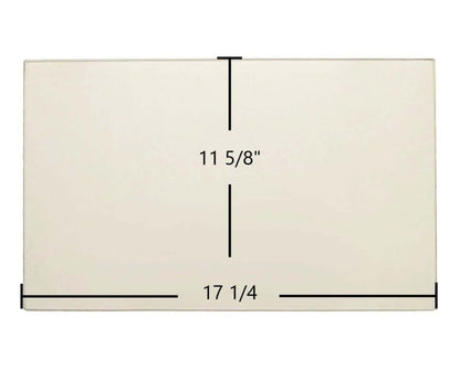 Ceramic Replacement Glass for Quadra-Fire Santa Fe, Castile B-FS, Castile Insert, Santa Fe Insert Ceramic Glass Panel | 17 1/4" x 11 5/8" | Part #7001-038 - 17 1/4" x 11 5/8"
