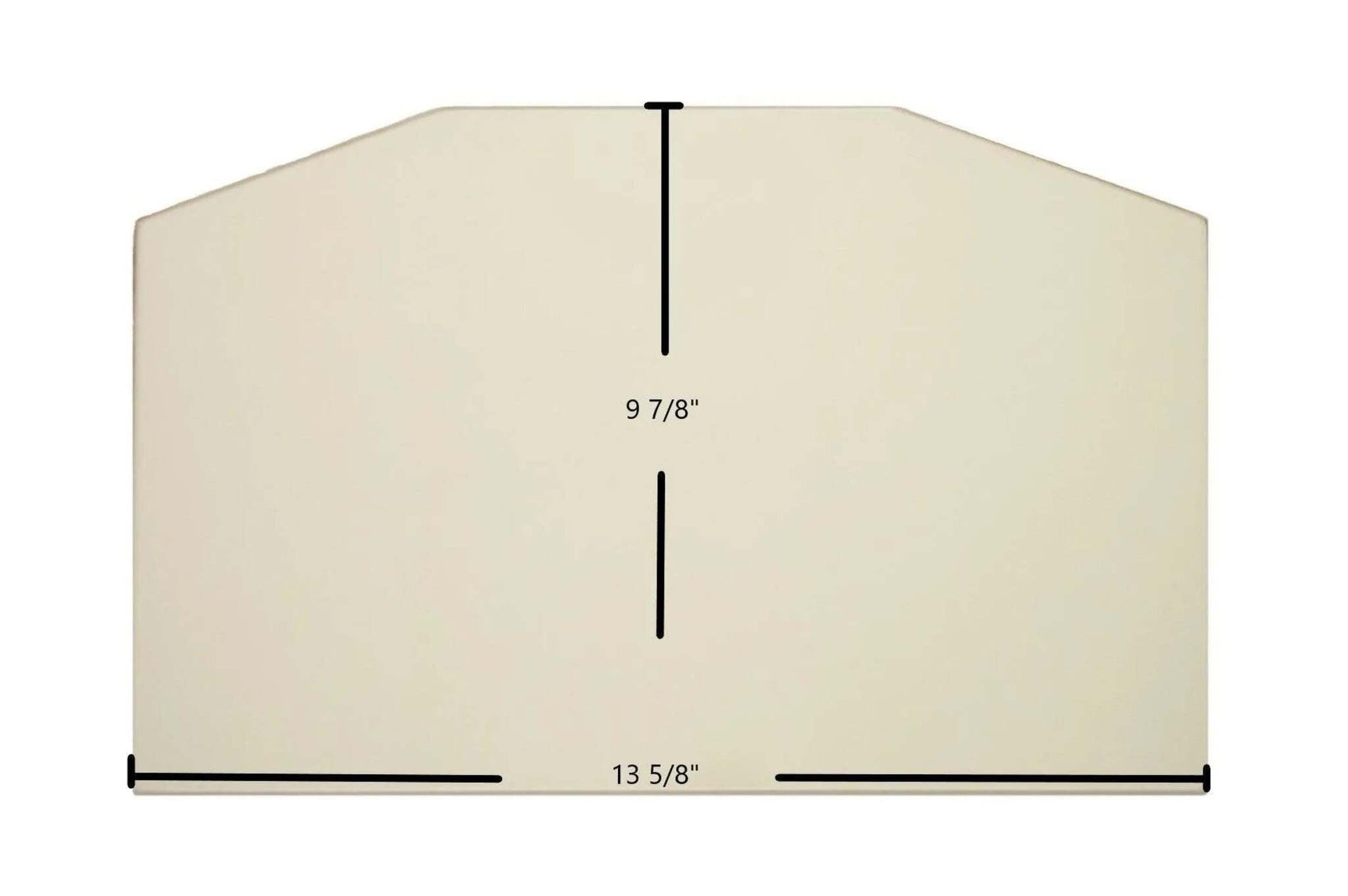 Ceramic Replacement Glass for Regency H200 Ceramic Glass Panel | 13 5/8" x 9 7/8" | Part #940-345 - 13 5/8" x 9 7/8"