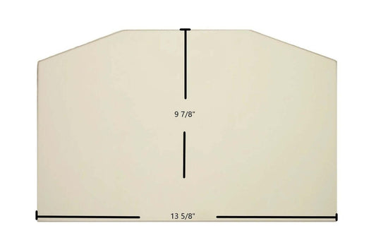 Ceramic Replacement Glass for Regency H200 Ceramic Glass Panel | 13 5/8" x 9 7/8" | Part #940-345 - 13 5/8" x 9 7/8"