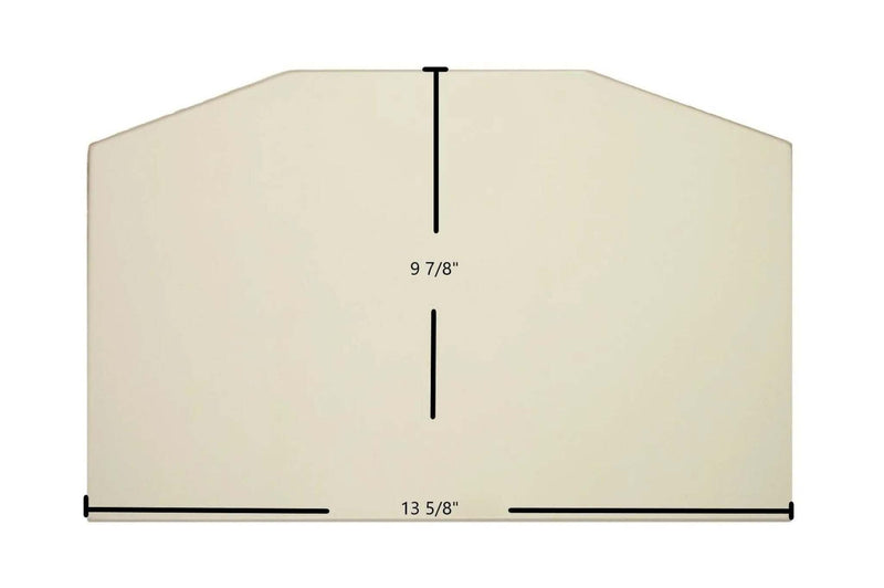 Ceramic Replacement Glass for Regency H200 Ceramic Glass Panel | 13 5/8" x 9 7/8" | Part #940-345 - 13 5/8" x 9 7/8"