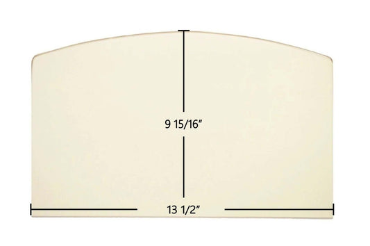 Ceramic Replacement Glass for Regency Hampton H200 Ceramic Glass Panel | 13 1/2" x 9 15/16" | Part #940-345P - 13 1/2" x 9 15/16"