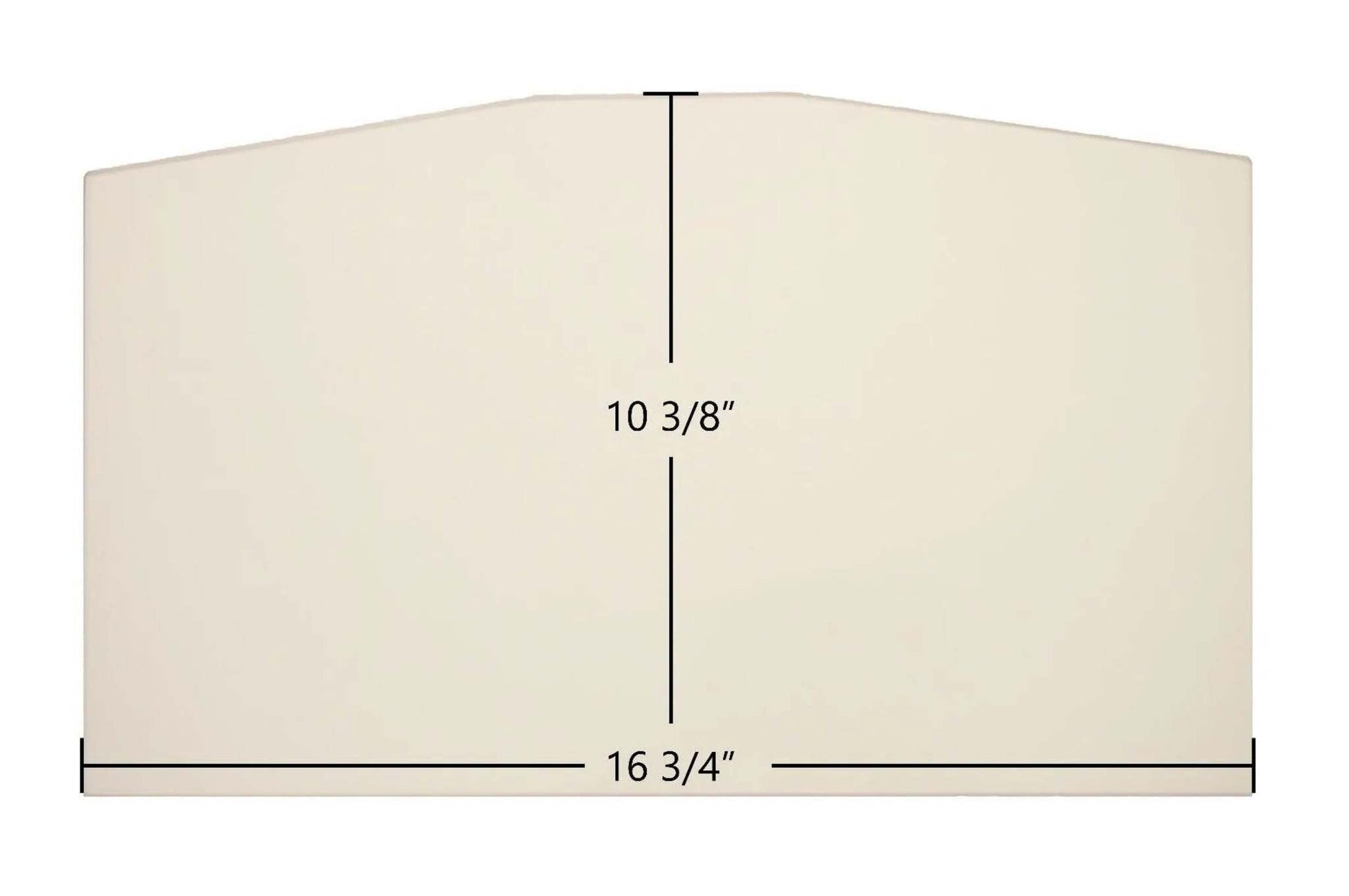Ceramic Replacement Glass for Regency Hampton H300 & Regency CC Ceramic Glass Panel | 16 3/4" x 10 3/8" | Part #940-333P - 16 3/4" x 10 3/8"