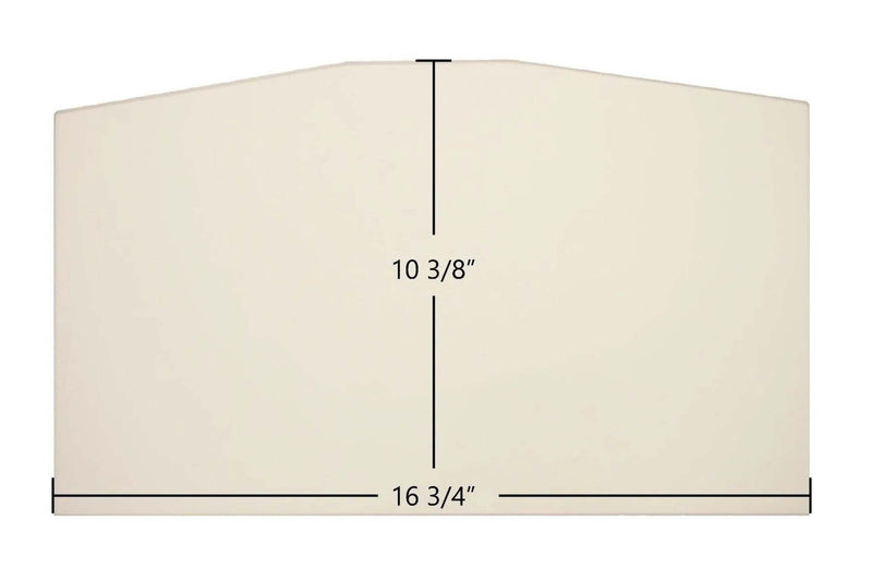 Ceramic Replacement Glass for Regency Hampton H300 & Regency CC Ceramic Glass Panel | 16 3/4" x 10 3/8" | Part #940-333P - 16 3/4" x 10 3/8"