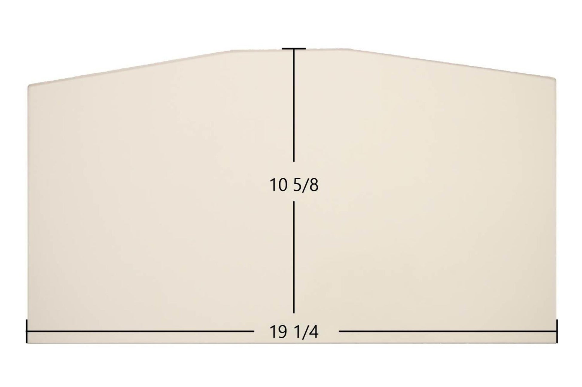 Ceramic Replacement Glass for Regency HI300 Ceramic Glass Panel | 19 1/4" x 10 5/8" | Part #940-399P - 19 1/4" x 10 5/8"