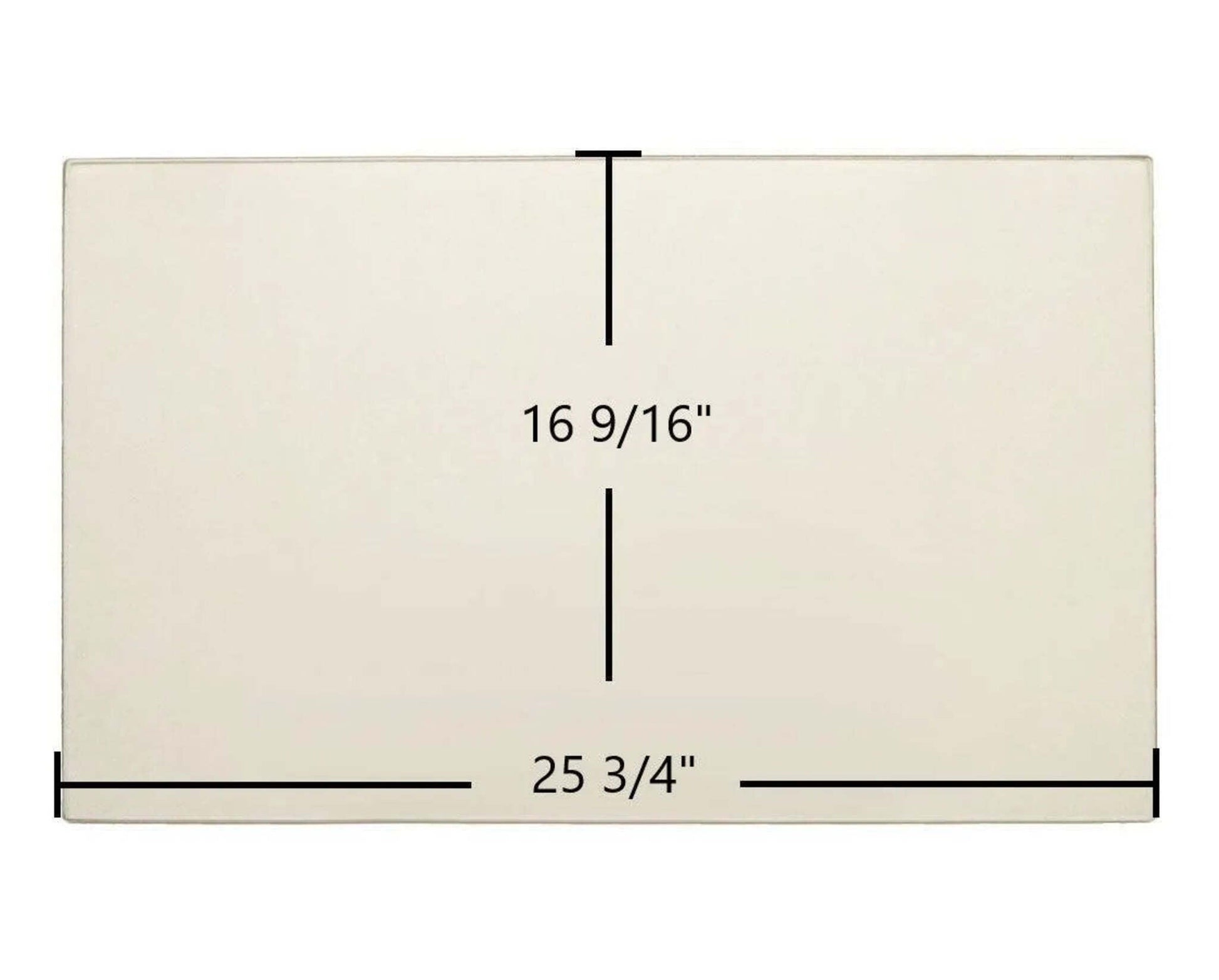 Ceramic Replacement Glass for Regency Ceramic Glass Panel | 25 3/4" x 16 9/16" | Fits L390E, HZI390E, LRI4E, HRI4E | Part #940-371P - 25 3/4" x 16 9/16"
