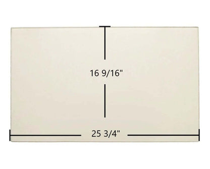 Ceramic Replacement Glass for Regency Ceramic Glass Panel | 25 3/4" x 16 9/16" | Fits L390E, HZI390E, LRI4E, HRI4E | Part #940-371P - 25 3/4" x 16 9/16"