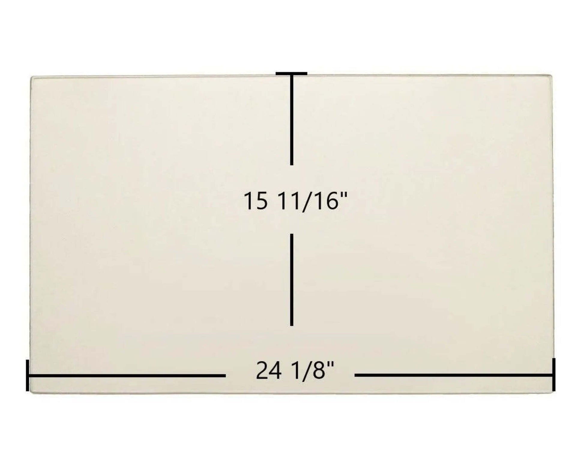 Ceramic Replacement Glass for Regency Liberty LRI3E & Horizon HRI3E Ceramic Glass Panel | 24 1/8" x 15 11/16" | Part #940-454P - 24 1/8" x 15 11/16"