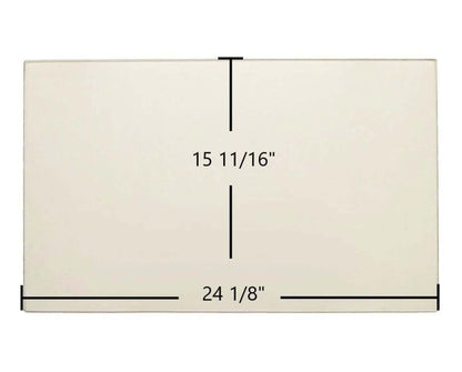 Ceramic Replacement Glass for Regency Liberty LRI3E & Horizon HRI3E Ceramic Glass Panel | 24 1/8" x 15 11/16" | Part #940-454P - 24 1/8" x 15 11/16"