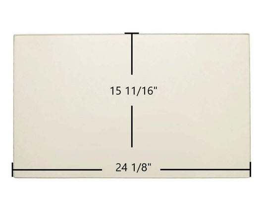 Ceramic Replacement Glass for Regency Liberty LRI3E & Horizon HRI3E Ceramic Glass Panel | 24 1/8" x 15 11/16" | Part #940-454P - 24 1/8" x 15 11/16"