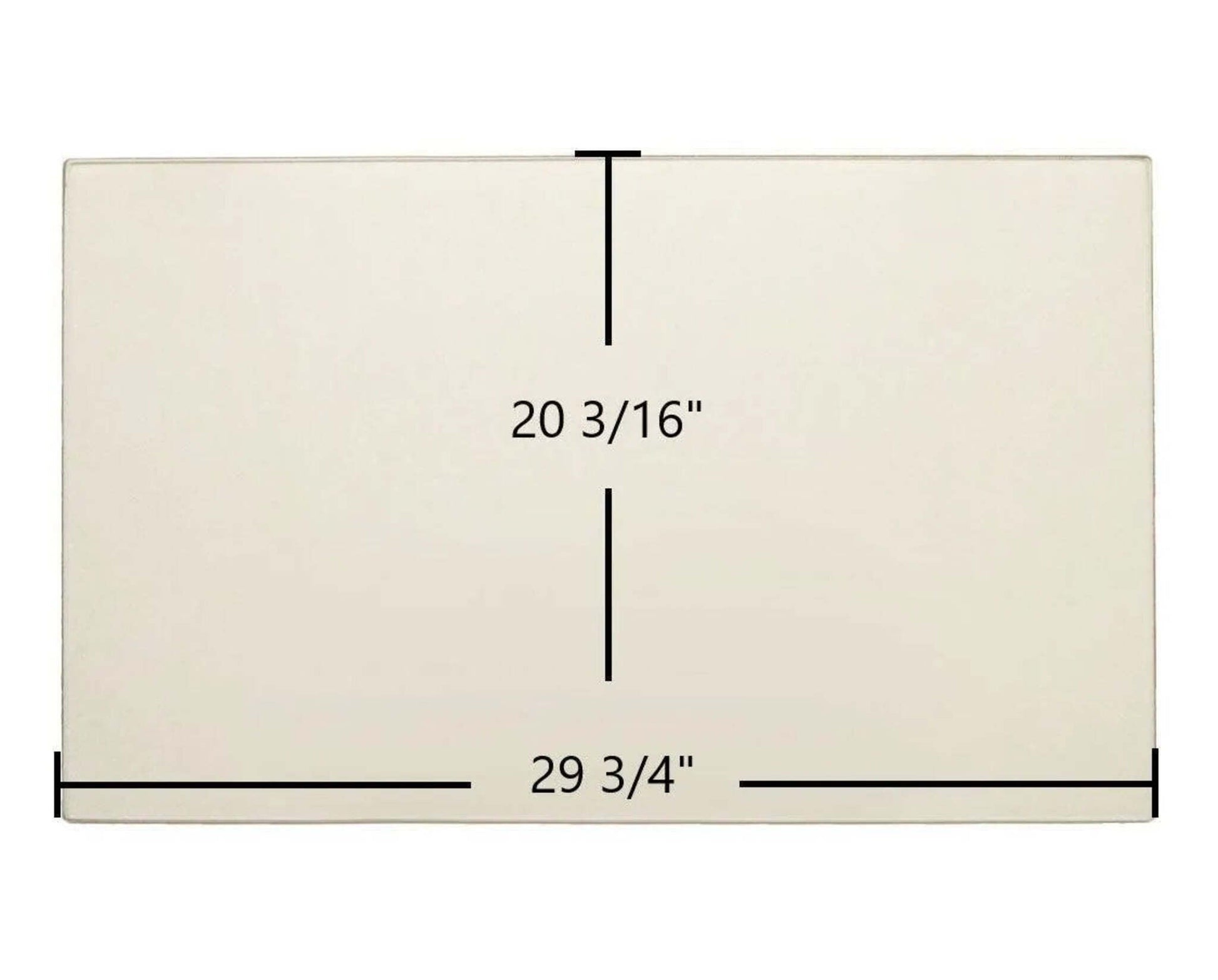 Ceramic Replacement Glass for Regency Liberty LRI6E & Horizon HRI6E Ceramic Glass Panel | 29 3/4" x 20 3/16" | Part #940-372 - 29 3/4" x 20 3/16"
