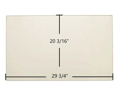 Ceramic Replacement Glass for Regency Liberty LRI6E & Horizon HRI6E Ceramic Glass Panel | 29 3/4" x 20 3/16" | Part #940-372 - 29 3/4" x 20 3/16"