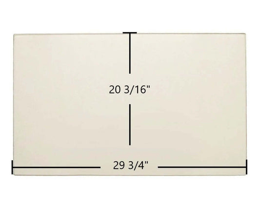 Ceramic Replacement Glass for Regency Liberty LRI6E & Horizon HRI6E Ceramic Glass Panel | 29 3/4" x 20 3/16" | Part #940-372 - 29 3/4" x 20 3/16"