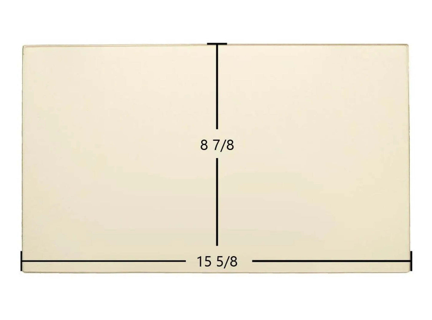 Ceramic Replacement Glass for Regency Ceramic Glass Panel | 15 5/8" x 8 7/8" | Fits R3, C34-2, F1100, F2400, S2400, L1200, S2100, 2100M | Part #846-302 - 15 5/8" x 8 7/8"