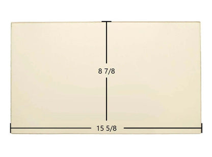 Ceramic Replacement Glass for Regency Ceramic Glass Panel | 15 5/8" x 8 7/8" | Fits R3, C34-2, F1100, F2400, S2400, L1200, S2100, 2100M | Part #846-302 - 15 5/8" x 8 7/8"