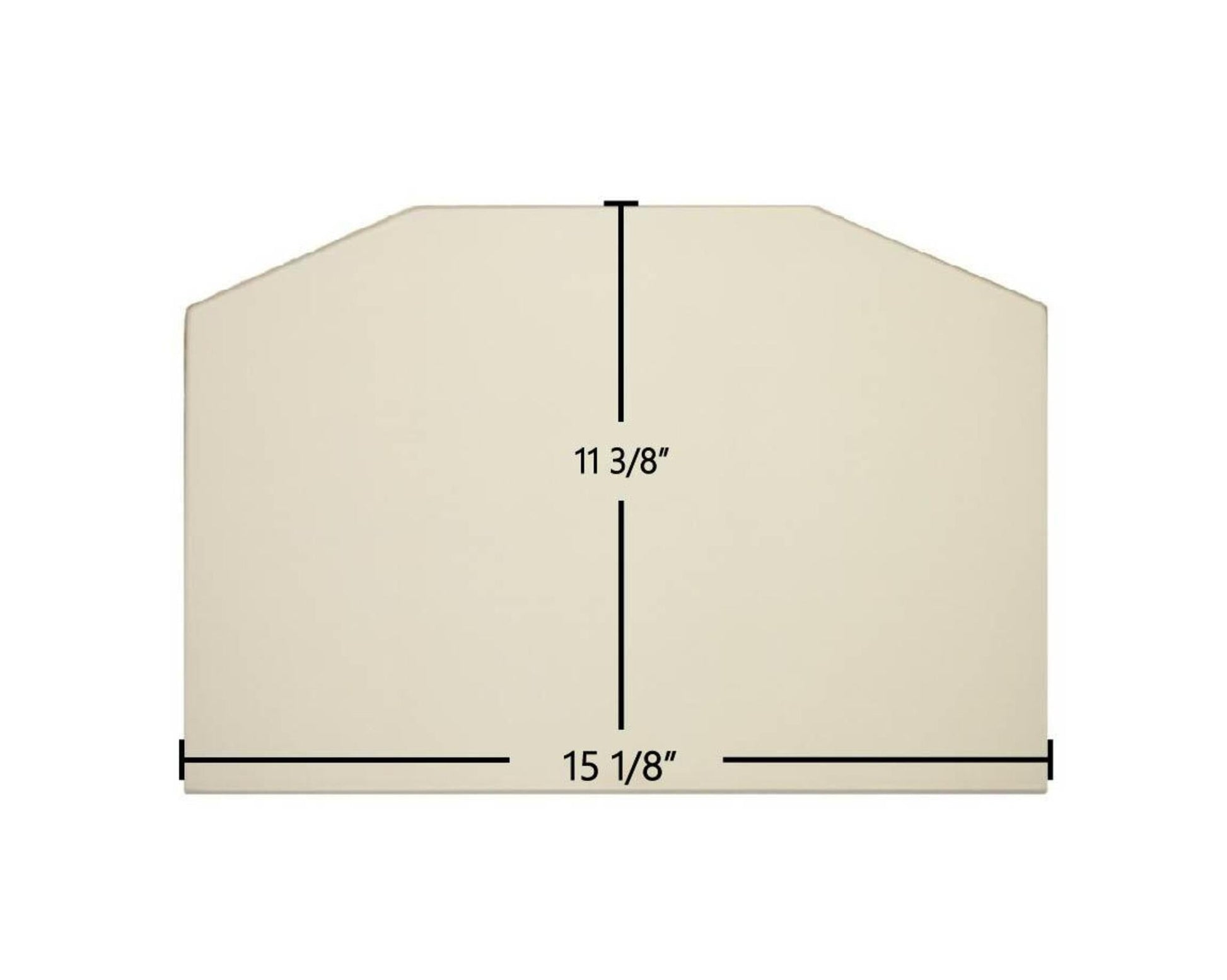 Ceramic Replacement Glass for RSF Mariah DV Ceramic Glass Panel | 15 1/8" x 11 3/8" - 15 1/8" x 11 3/8"