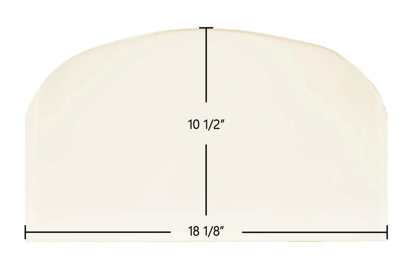 Ceramic Replacement Glass for Saey 74 Ceramic Glass Panel | 18 1/8" x 10 1/2" - 18 1/8" x 10 1/2"