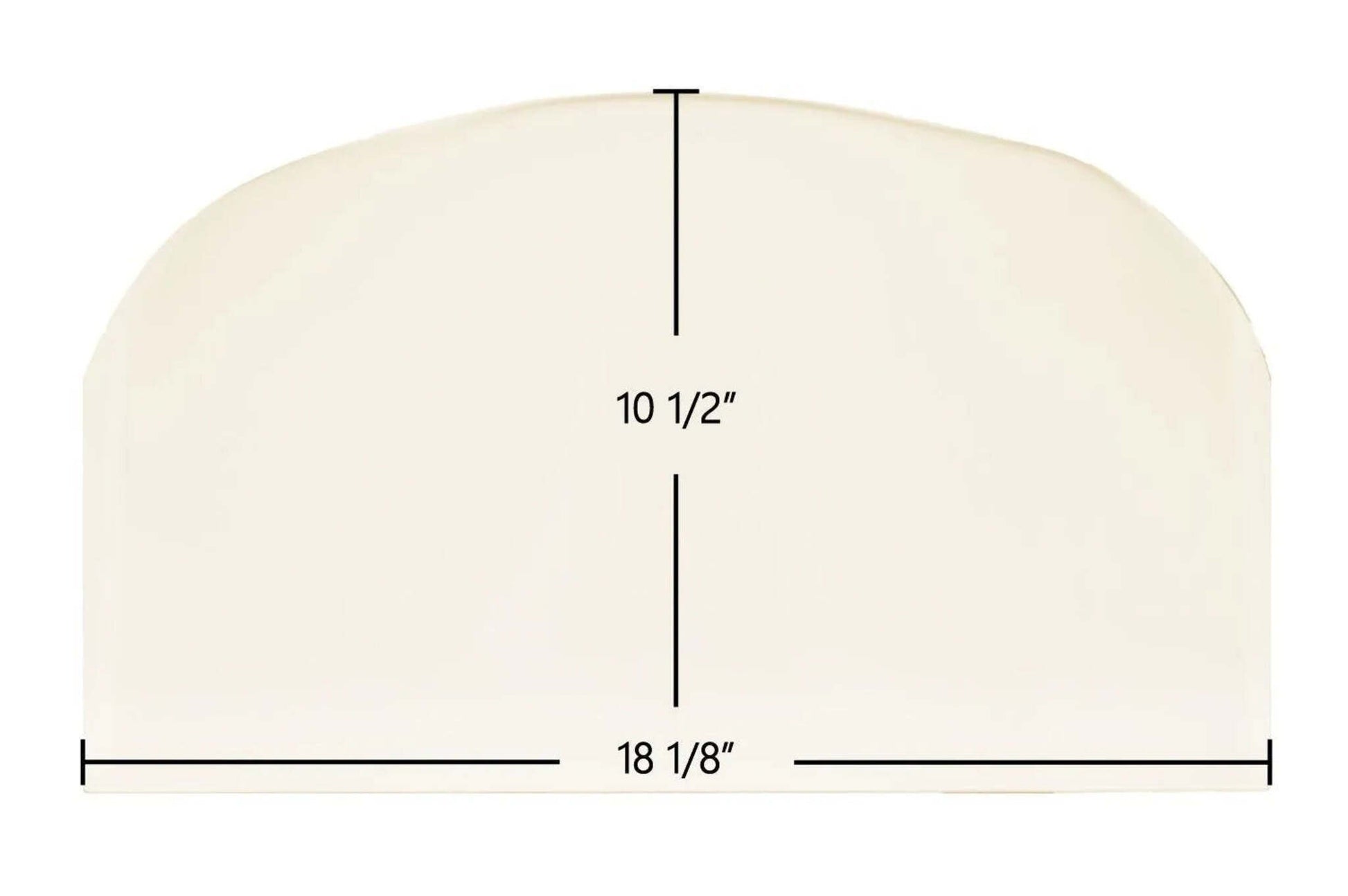 Ceramic Replacement Glass for Saey 74 Ceramic Glass Panel | 18 1/8" x 10 1/2" - 18 1/8" x 10 1/2"