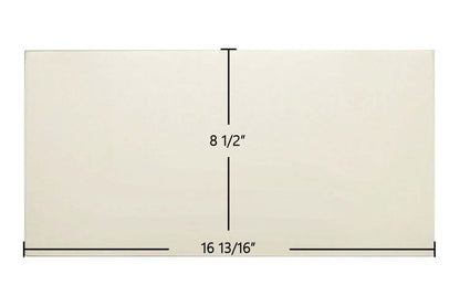 Ceramic Replacement Glass for Saey Hannover I Ceramic Glass Panel | 16 13/16" x 8 1/2" | Part #8780040580 - 16 13/16" x 8 1/2"
