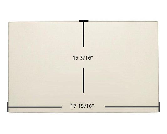 Ceramic Replacement Glass for Scan Andersen 10 Ceramic Glass Panel | 17 15/16" x 15 3/16" - 17 15/16" x 15 3/16"