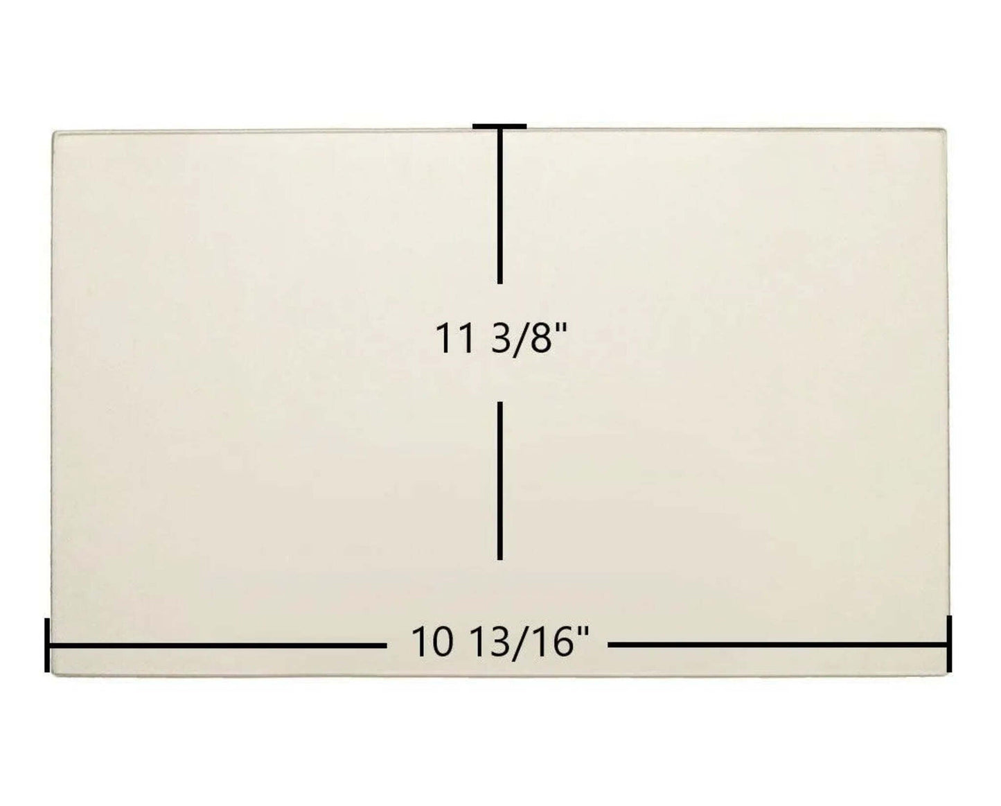 Ceramic Replacement Glass for Scan Andersen 4-2 /4-5 Ceramic Glass Panel | 10 13/16" x 11 3/8" - 10 13/16" x 11 3/8"