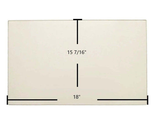 Ceramic Replacement Glass for Scan Andersen 10 Ceramic Glass Panel | 18" x 15 7/16" - 18" x 15 7/16"