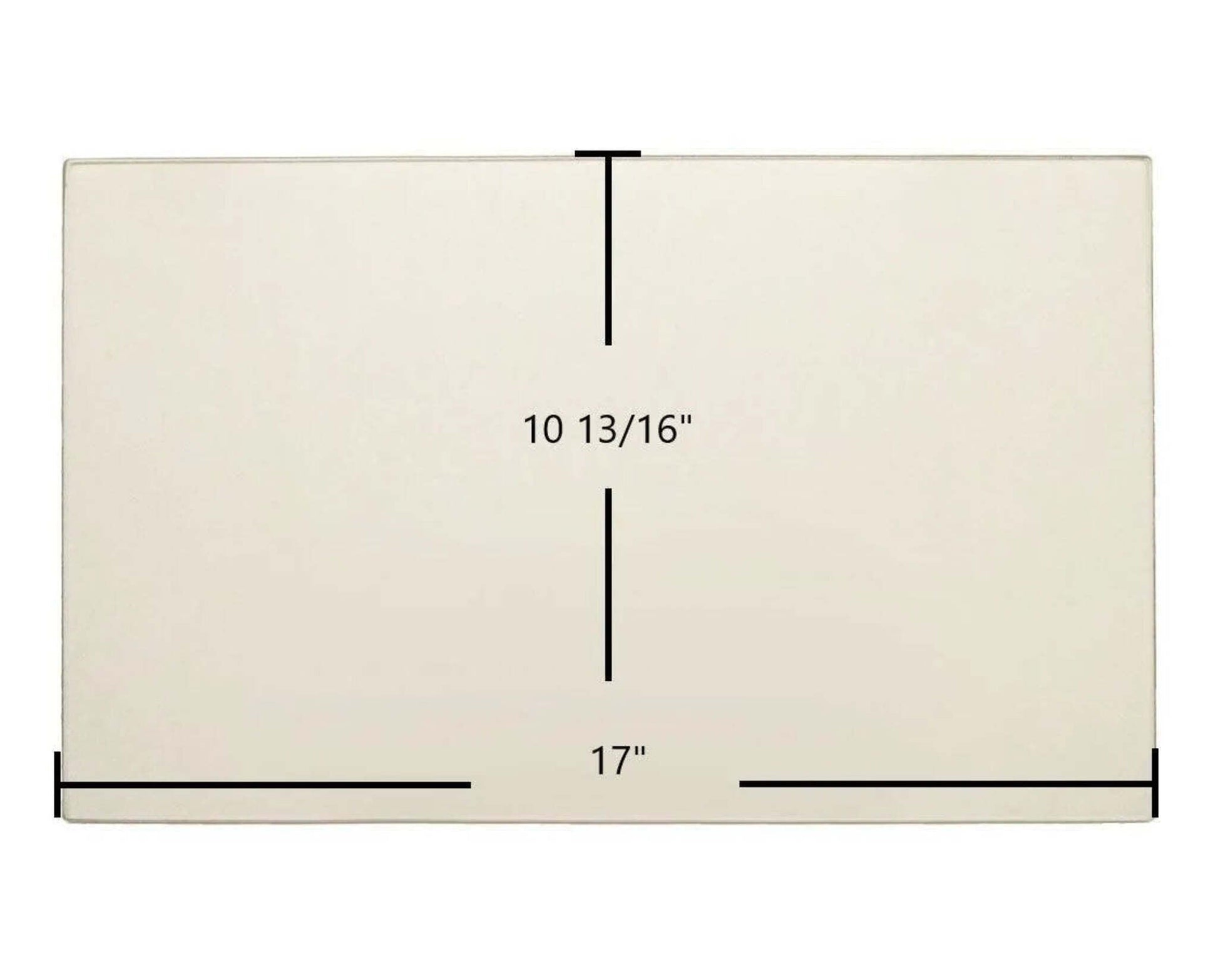 Ceramic Replacement Glass for St. Croix Ashby & Afton Bay Front Ceramic Glass Panel | 17" x 10 13/16" | Part #80P20034-R - 17" x 10 13/16"