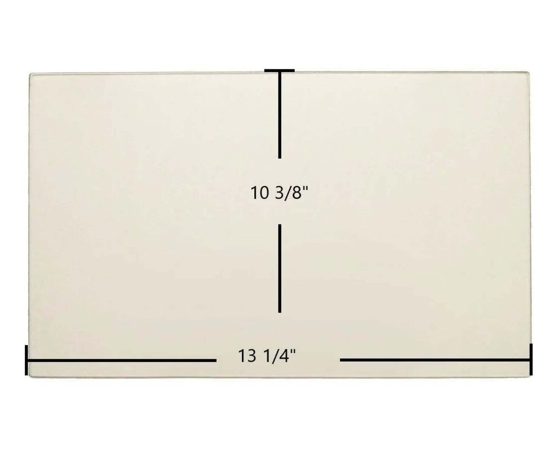 Ceramic Replacement Glass for St. Croix Element & Lancaster Ceramic Glass Panel | 13 1/4" x 10 3/8" | Part #80P52375-R - 13 1/4" x 10 3/8"